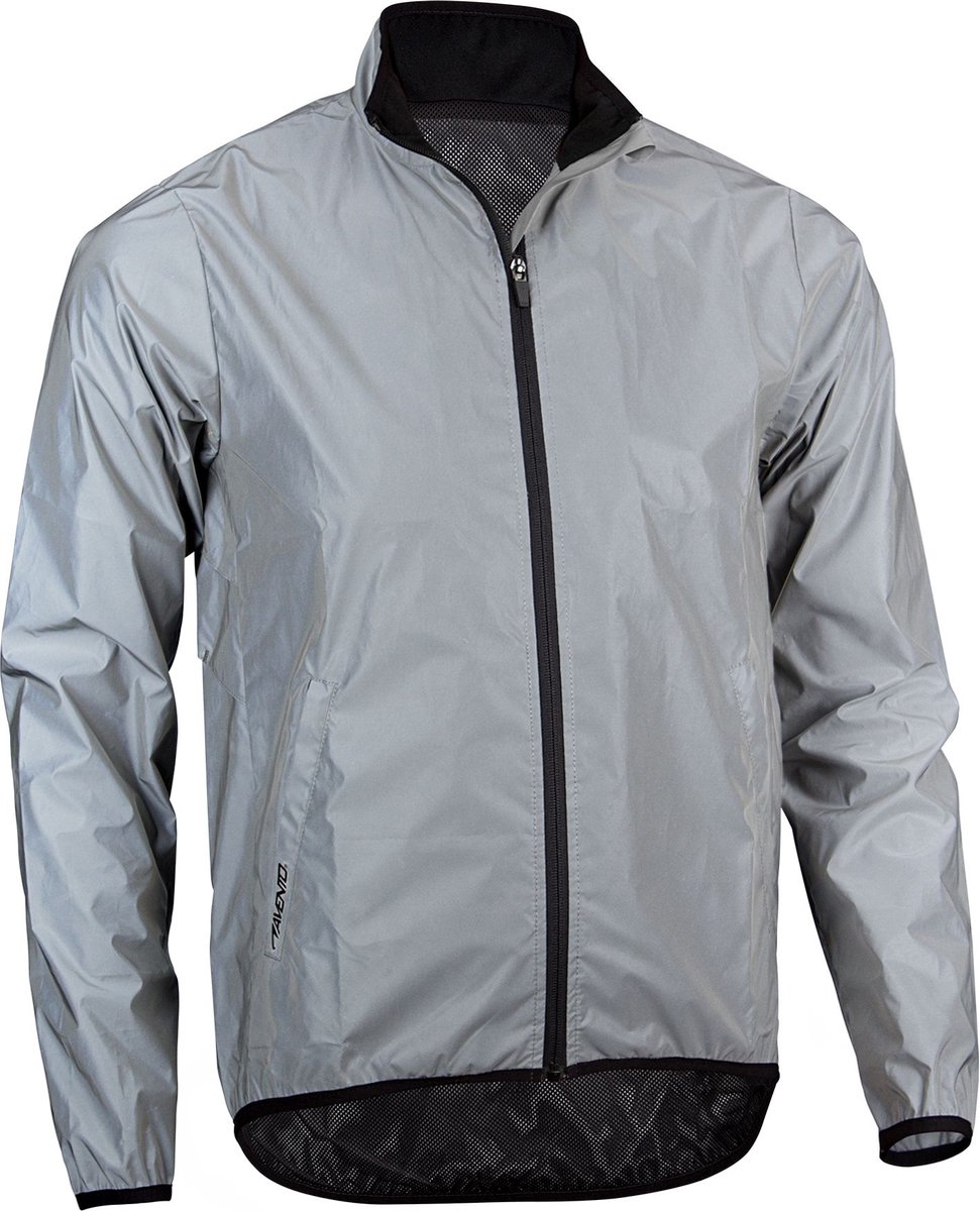 Avento Maat XXL Reflecterend Jack Heren - Full Reflective - Zilver
